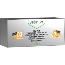 Venatura D3K2 ( D3 1000 Iu ) Vitamin 60 Kapsül