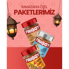 Friggy 3'lü Set Leblebi Kreması +Şekersiz Parçacıklı Fıstık Ezmesi+ Bisküvi Kreması 320GR Özel Ramazan Paketi
