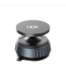Linktech H736E Vakum Tabanlı Mıknatıslı Telefon Tutucu
