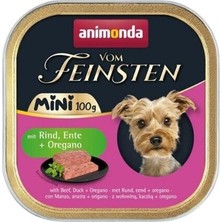 Animonda Vom Feinsten Dana ve Ördek Etli Mini Irk Yetişkin Köpek Konservesi 1 Adet 100 gr CB1048