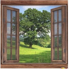 Eco Lounge Yapışkanlı Çift Kanat Sineklik