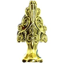 Eco Lounge Lükens Sandık Ayağı, Kutu Ayak 4 cm - Sarı