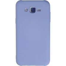 İlk El Grup Samsung Galaxy J7 Kılıf Nano Içi Kadife Silikon - Lila