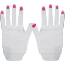 Kısa Beyaz File Eldiven