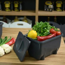 Mesan Handy Mate Çok Amaçlı Monte Edilebilir Saklama Atık Kabı Antrasit