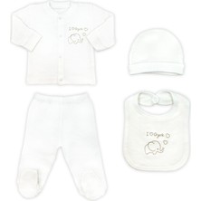 Sema Baby Organic  5 Parça Hastane Çıkışı Zıbın Seti