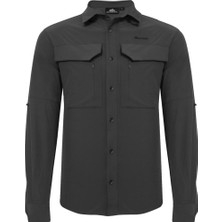 Alpinist Natriks Uzun Kollu Erkek Gömlek Antrasit (600702)