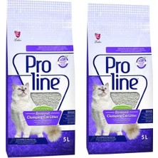 Pro Line Proline Lavanta Kokulu Kedi Kumu 5 Lt x 2'li