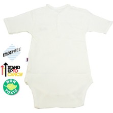 Sema Baby Yarım Kol Kaşkorse Badi (Body) - Ekru  12-18 Ay