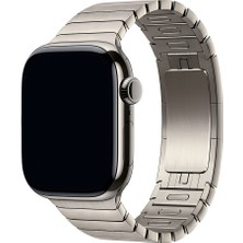 Dexmon Apple Watch 11 10 46MM 6 7 8 Se Ultra Uyumlu 42 44 45 49 mm Uyumlu Premium Titanyum Paslanmaz Çelik Kordon