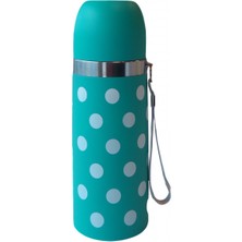 Sema Baby Puantiyeli Bebek Termosu 350 ml - Mavi