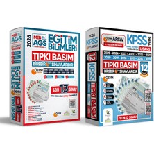 Karakutu Yayınları 2026 KPSS Lisans ve MEB-AGS Eğitim Bilimleri ÖSYM Çıkmış Soru Tıpkı Basım 25li (12+13) Deneme Paketi