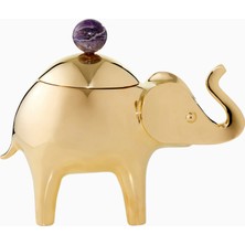 Jonathan Adler Elephant Pirinç, Lüks Dekoratif Tasarım Kutu