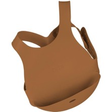 Beta Moda Hub Silikon Mama Önlüğü Woody Brown