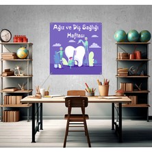 Deko Gonya Ağız ve Diş Sağlığı Haftası Fotoğraf Panosu Branda 100X100