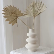 El Yapımı Taş Tozu Dekoratif Bohem Tarzı Spiral Hediyelik Modern Salon ve Ev Dekorasyon Objesi