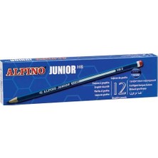 Alpino Alpıno Junıor 12 Li Kurşun Kalem HB Renkli ve Ergonomik Tasarım ile Çizim Keyfi