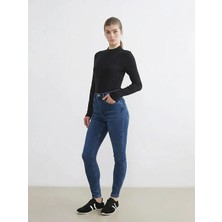 LC Waikiki Indigo Mercury Skinny Fit Kadın Jean Pantolon