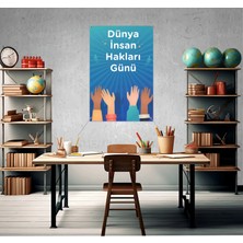 Deko Gonya Dünya Insan Hakları Günü Fotoğraf Panosu Branda 100X150