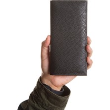 Newish Erkek Deri Telefon Kağıt Para Bölmeli Portföy Kartlık ve Cüzdan - NEW397