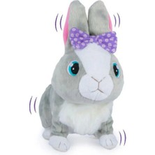Beta Moda Hub Sesli ve Hareketli Peluş Tavşan Betsy