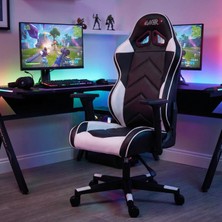 Gamer x Serisi Oyuncu Koltuğu Beyaz Deri