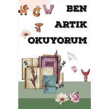 Deko Gonya Ben Artık Okuyorum Fotoğraf Panosu Branda 100X150