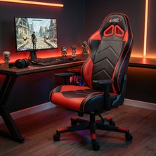 Gamer x Serisi Oyuncu Koltuğu Kırmızı Deri