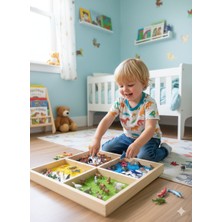 Masal Oyuncak Hayvanat Bahçesi Oyun Seti (47 Adet Farklı Hayvan )