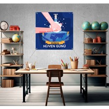 Deko Gonya Dünya Hijyen Günü Temalıfotoğraf Panosu Branda 100X100