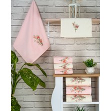 Ünsal Tekstil Buldan Üretimi Çeyizlik Sare Kadife 6'lı El/yüz Havlusu I 50X90