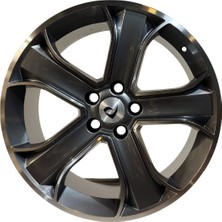 Bk Jant 4 Adet BK-225 9.5*20 5*120 ET48 72.6 Gun.mack Jant (Takım)