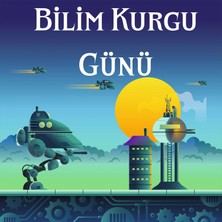 Deko Gonya Bilim Kurgu Günü Fotoğraf Panosu Branda 100X100