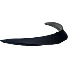 Scharf K1 / K1S Uyumlu Mat Siyah Kask Spoileri – Aerodinamik Arka Rüzgarlık