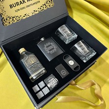 Hediyemen Premium Hediye Kutusunda Kişisel Viski Bardağı ve Aksesuarları