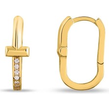 Şehrin Kuyumcusu Altın Tasarım Küpe