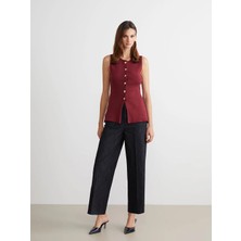 LC Waikiki Indigo Wideleg Kadın Jean Pantolon