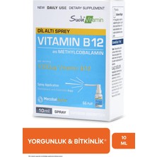 Suda Vitamin B12 Dil Altı Sprey 10 ml - 66 Puf