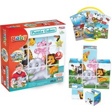 Beta Moda Hub Resimli Küpler 9 Parça  Bebek Aktivite Oyun Seti