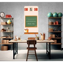 Deko Gonya Türk Harflerinin Kabulü Fotoğraf Panosu Branda 100X200