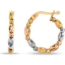 Şehrin Kuyumcusu Altın Halka Küpe