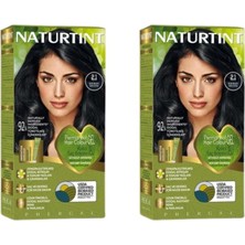 Naturtint 2.1 Mavi Siyah Doğal Saç Boyası 170ML 2'li Set