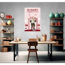 Deko Gonya 18 Mart Çanakkale Zaferi Fotoğraf Panosu Branda 100X150