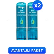 Blistex Lip Infusions Hydration - Uzun Süreli Nemlenmeyi Destekleyen Dudak Bakım Kremi X2