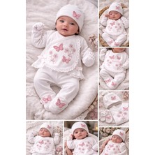 Baby Zuhu My Baby Kumsal % 100 Coton 10 Lu Hastane Çıkışı Butterfly 6553