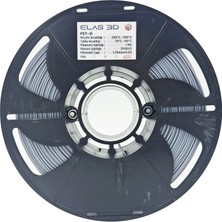 Elas 3D Petg Gri Makaralı Filament 1,75MM 1kg