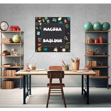 Deko Gonya Macera Başlıyor Temalı Fotoğraf Panosu Branda 100X100