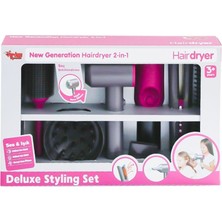 Beta Moda Hub HUA-1019 Sesli ve Işıklı 2ın1 Lüks Saç Şekillendirici Set -Vardem Oyuncak