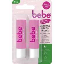 Bebe Zartpflege Hassas Çocuk Dudak Bakım Balsamı 2'li - Doğal Gül