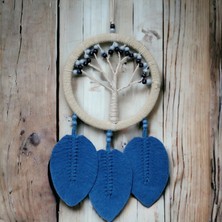K-Yonlineticaret Rüya Kovan Hayat Ağacı Dream Catcher Mavi